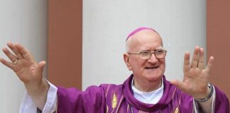 Monseñor Miguel Lenihan pide salir a votar masivamente a 57 días para elecciones