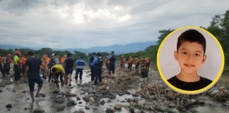 Tras tres días de búsqueda, encuentran sin vida al pequeño Nery Yahir, arrastrado por el río Grande en Intibucá