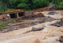 Al menos siete comunidades incomunicadas tras ceder caja puente en El Paraíso
