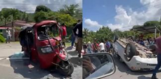 Tragedia en carretera: choque entre camioneta y mototaxi deja dos menores fallecidos y varios heridos