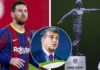 El presidente del Barça asegura que Messi debería tener una estatua en el nuevo Camp Nou