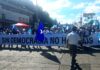 Nacionalistas se movilizan en Tegucigalpa en defensa de la democracia y la libertad