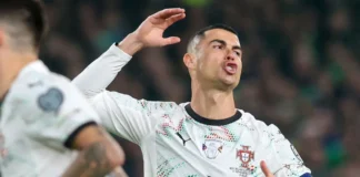Cristiano, expulsado ante Irlanda por propiciar un codazo en la espalda de un rival