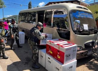 Transportistas respaldan a empresa ganadora de la licitación del CNE para el transporte de material electoral