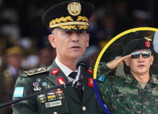 El General Héctor Valerio asume hoy como jefe de FFAA; y Roosevelt Hernández pasa a ser ministro de Defensa