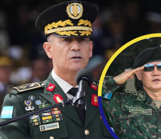 El General Héctor Valerio asume hoy como jefe de FFAA; y Roosevelt Hernández pasa a ser ministro de Defensa