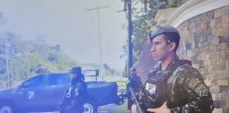 La Guardia de Honor Presidencial refuerza la seguridad en la residencia de Nasry Asfura en Santa Ana tras su declaratoria como presidente electo
