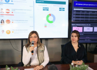 Consejeras Ana Paola Hall y Cossette López anuncian un nuevo centro de divulgación temporal mientras ASD solventa fallas del portal electoral