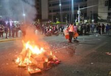 San Pedro Sula recupera la calma tras noche de disturbios y actos vandálicos en el centro