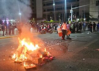 San Pedro Sula recupera la calma tras noche de disturbios y actos vandálicos en el centro