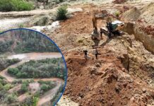 Desmantelan operación de minería ilegal en riberas del río Guayape, Olancho