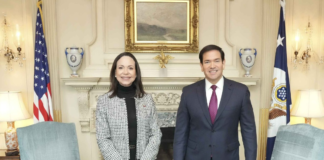 María Corina Machado se reunirá hoy con Marco Rubio en el Departamento de Estado de EEUU