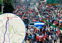 Anuncian cierre de calles en Tegucigalpa por movilizaciones del Día del Trabajador