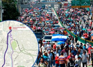 Anuncian cierre de calles en Tegucigalpa por movilizaciones del Día del Trabajador