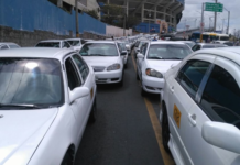 IHTT autoriza aumento temporal de L5 al pasaje del taxi colectivo por alza en combustibles