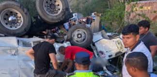 Aumenta a nueve el número de fallecidos por accidente vial en Santa Bárbara
