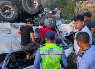Aumenta a nueve el número de fallecidos por accidente vial en Santa Bárbara