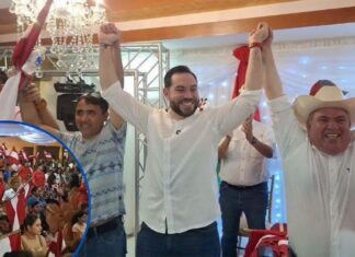 Alcaldes y dirigentes de Libre abandonan el partido y se suman al Partido Liberal en Santa Bárbara