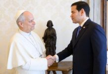 Rubio manifiesta ante León XIV su «compromiso» por la paz y buena relación con el Vaticano