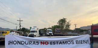 Transportistas reanudan bloqueos en el sur de Honduras y advierten paro nacional
