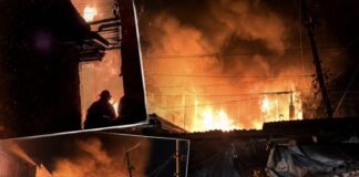 Voraz incendio destruye más de 35 negocios en el mercado Galindo de Comayagüela