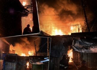 Voraz incendio destruye más de 35 negocios en el mercado Galindo de Comayagüela