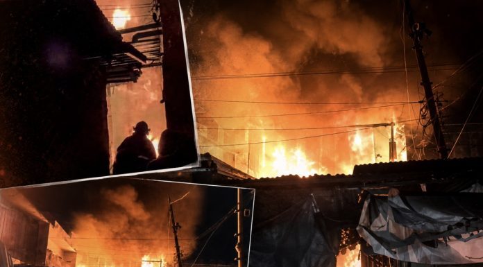 Voraz incendio destruye más de 35 negocios en el mercado Galindo de Comayagüela