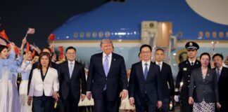 Donald Trump llega a Pekín para reunirse con Xi Jinping en medio de tensiones comerciales