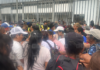 «¡Que nos paguen!”: Micros de barrido exigen a la AMDC salarios atrasados