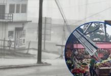 Fuertes lluvias provocan daños en viviendas y tendido eléctrico en Gracias, Lempira