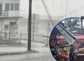 Fuertes lluvias provocan daños en viviendas y tendido eléctrico en Gracias, Lempira