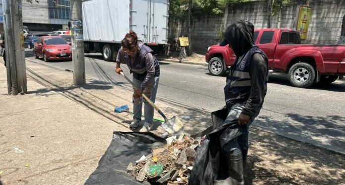 Alcaldía intensifica jornadas de limpieza y pide apoyo ciudadano para mantener limpia la capital