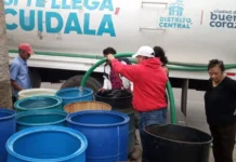AMDC distribuye más de 13 mil galones de agua ante crisis por escasez en la capital