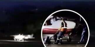 Aeronave privada sufre incidente al aterrizar en Toncontín tras estallar una llanta del tren de aterrizaje