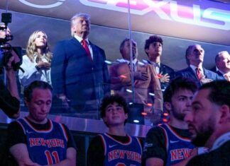 Trump es abucheado por aficionados durante partido de las Finales de la NBA en Nueva York