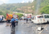 Exceso de velocidad habría causado tragedia en Comayagua que cobró la vida de siete policías, según la DNVT