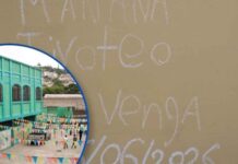 Identifican a estudiante que dejó amenaza escrita en el baño de una escuela de Tegucigalpa