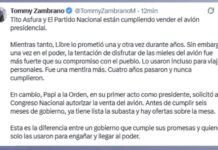 Gobierno inicia subasta del avión presidencial; Tomás Zambrano afirma que se cumple promesa de campaña