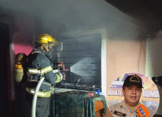 Bomberos alertan que el 90 % de los incendios en viviendas y comercios de Siguatepeque son causados por fallas eléctricas