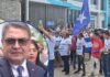 “Vengo a enfrentar otra persecución política” dice el expresidente Juan Orlando Hernández tras llegar a la audiencia por el caso Pandora II