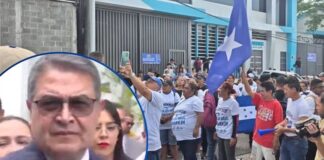 “Vengo a enfrentar otra persecución política” dice el expresidente Juan Orlando Hernández tras llegar a la audiencia por el caso Pandora II