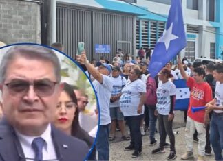 “Vengo a enfrentar otra persecución política” dice el expresidente Juan Orlando Hernández tras llegar a la audiencia por el caso Pandora II