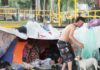 Fuertes lluvias agravan situación de damnificados por terremoto en Pereira, Colombia