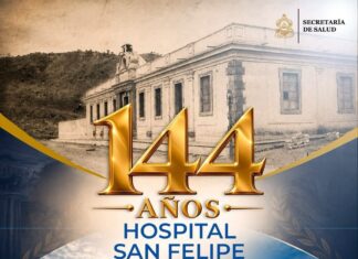 Hospital San Felipe conmemora 144 años de servicio a la salud en Honduras