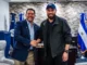 Alcalde de San Salvador Centro, Mario Durán, se reúne con el alcalde de Tegucigalpa, Juan Diego Zelaya, para compartir modelo de seguridad