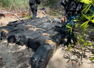 Incautan segundo cargamento de supuesta cocaína en Marcovia, Choluteca