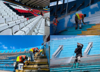 Estadio Nacional se viste de azul y blanco y deja atrás sus antiguos colores