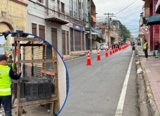 Alcaldía pone orden en la tercera avenida de Comayagüela y busca frenar caos de buseros y vendedores