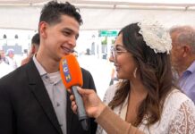 Hondureño deportado se casa con estadounidense que viajó a Honduras para recuperar su historia de amor