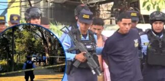 Capturan a seis presuntos pandilleros tras emboscada a policías en La Lima; decomisan fusiles de alto poder